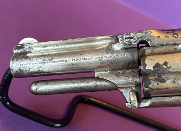Antique Smith & Wesson Model 1-1/2 Second Issue With Rare 2-1/2" Barrel - Image 7
